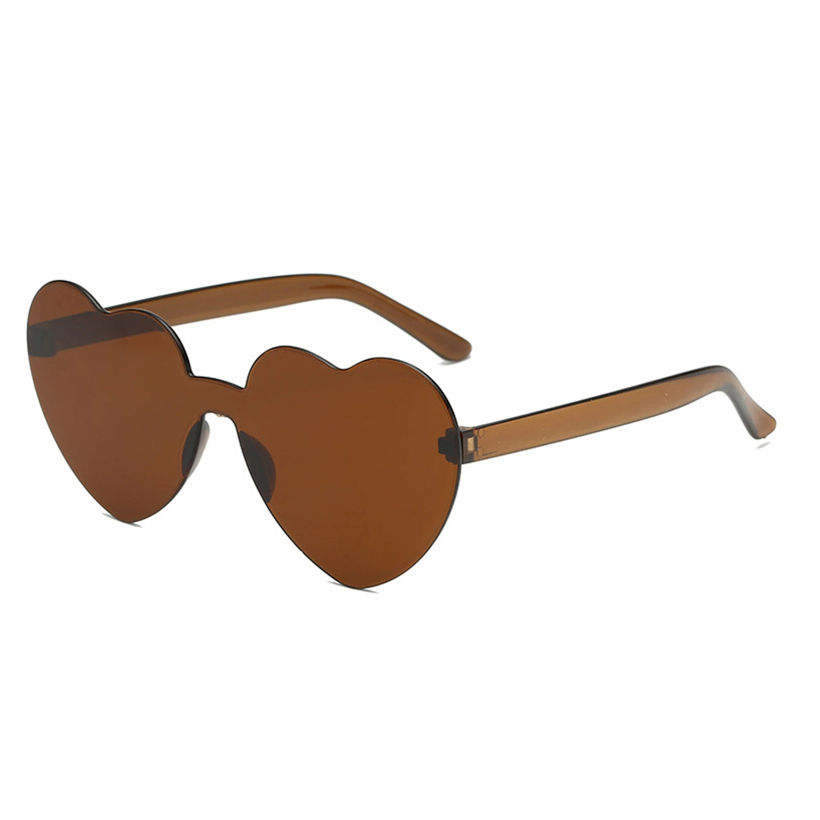 2021 Women Candy Color Sun Glasses Party Rimless Love Shades Brown Heart Shape Sunglasses, 17 colors
2021 Women Candy Color Sun Glasses Party Rimless Love Shades Brown Heart Shape Sunglasses, 17 colors
