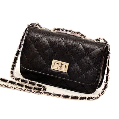New design fashion cheap pu leather women handbag lady quilted sling bag 
New design fashion cheap pu leather women handbag lady quilted sling bag