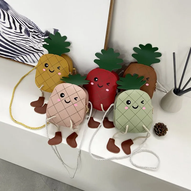 New Cute Pineapple Kids Messenger Bag Fashion Cartoon Girls Shoulder Bags PU Children Coin Purse Gifts, 5colors
New Cute Pineapple Kids Messenger Bag Fashion Cartoon Girls Shoulder Bags PU Children Coin Purse Gifts, 5colors