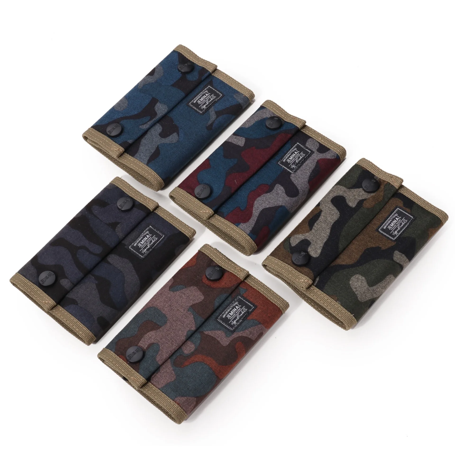 Hot selling canvas mens camouflage does not deform super thin with pocket money leisure wallet card holders, Blue, green, black, red, brown
Hot selling canvas mens camouflage does not deform super thin with pocket money leisure wallet card holders, Blue, green, black, red, brown