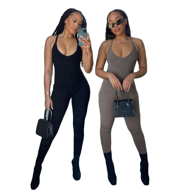 LW-L3368 V neck halter cross back soft summer rompers 2021 black women jumpsuit, As picture or customized make
LW-L3368 V neck halter cross back soft summer rompers 2021 black women jumpsuit, As picture or customized make