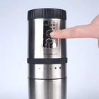Good Quality portable stainless steel coffee grinder coffee grinder, Low price outdoor round coffee maker with grinder