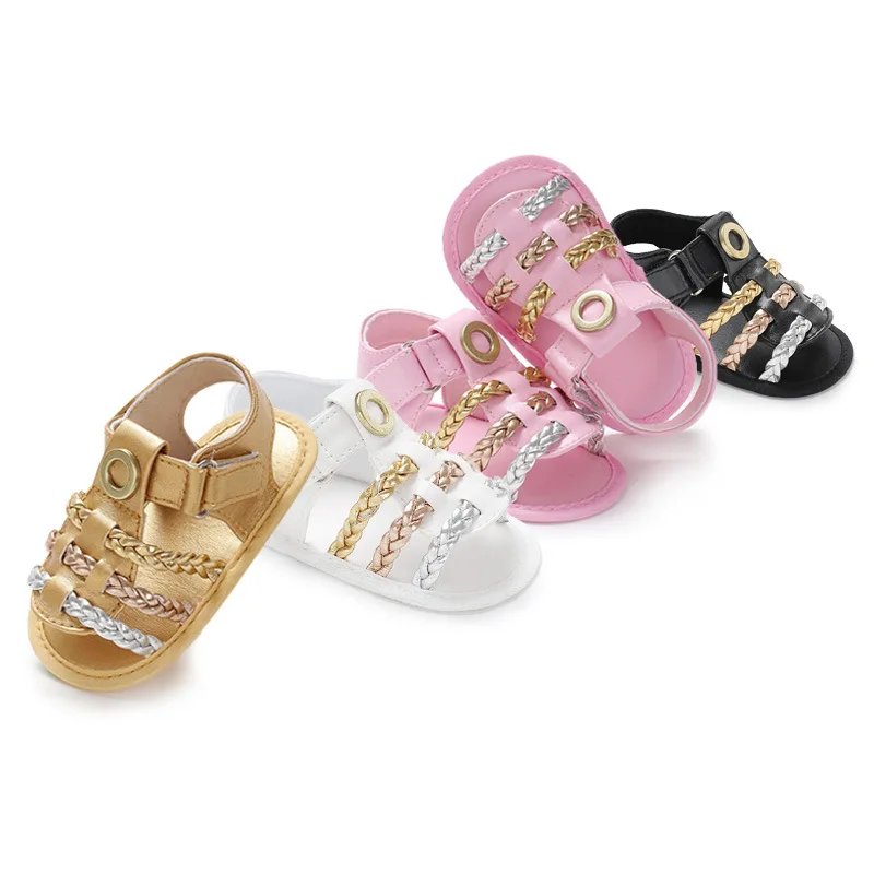 2022 hot sale summer Girls braid style gold sandals 0-1 years old Baby sandals Baby toddler shoes infant fashion shoes
2022 hot sale summer Girls braid style gold sandals 0-1 years old Baby sandals Baby toddler shoes infant fashion shoes