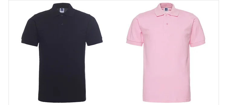 No MOQ Wholesale Custom Polo Shirt Men Printing Bulk Blank 100% cotton Mens Polo T-Shirts 14 Color