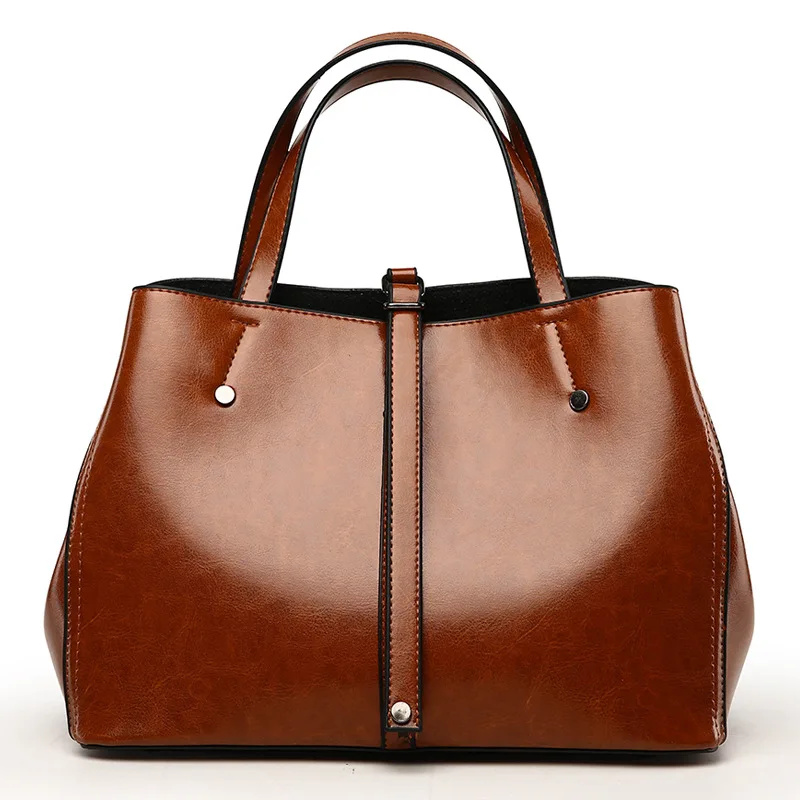BHB14 Vintage waxed waterproof comfortable leather shoulder handbag tote handbags for women, Picture
BHB14 Vintage waxed waterproof comfortable leather shoulder handbag tote handbags for women, Picture