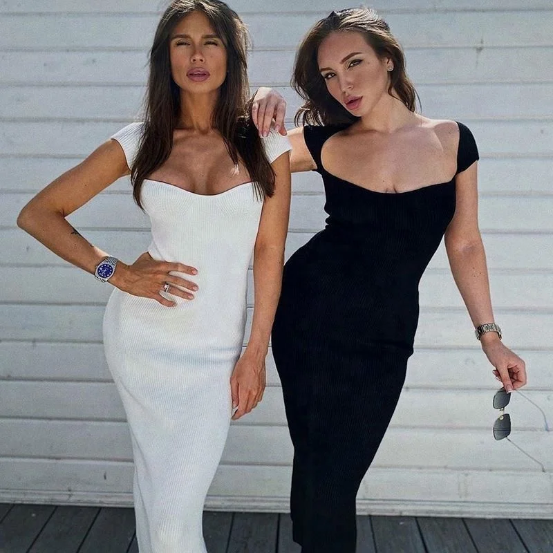 fashion elegant black white maxi dress summer new party vacation beach casual slim office lady bodycon dress women
fashion elegant black white maxi dress summer new party vacation beach casual slim office lady bodycon dress women