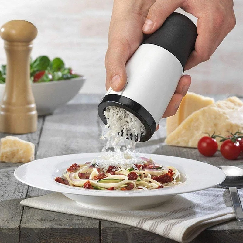 Kitchen Items Baking Tools Stainless Steel Portable Cheese Tools Cheese Mill Round Rotary Cheese Grater, White+black
Kitchen Items Baking Tools Stainless Steel Portable Cheese Tools Cheese Mill Round Rotary Cheese Grater, White+black