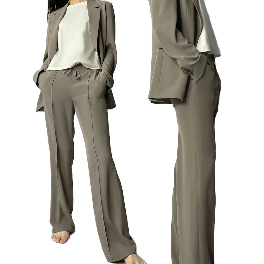 Ready To Ship New Fashion Lady Suits Set Oversized Summer Full Sleeve Stretch Polyester Spring Summer Double Breasted Women Suit, Custom color
Ready To Ship New Fashion Lady Suits Set Oversized Summer Full Sleeve Stretch Polyester Spring Summer Double Breasted Women Suit, Custom color