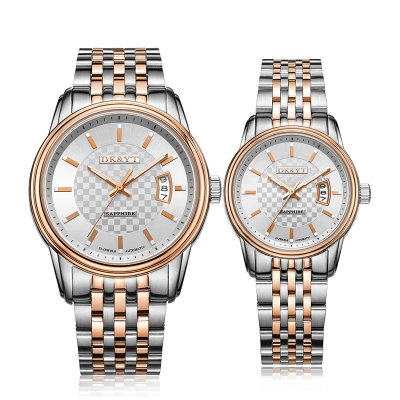 Online Shopping Hot Selling Lover Couple Automatic Watches Sets Classic Stainless Steel Watch, Customized colors accepted
Online Shopping Hot Selling Lover Couple Automatic Watches Sets Classic Stainless Steel Watch, Customized colors accepted