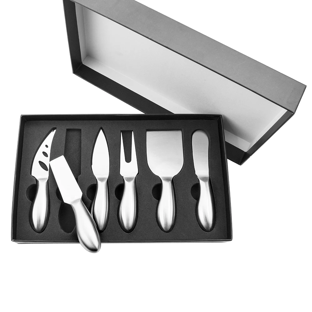 RUITAI Amazon hot sale stainless steel 6 pieces cheese tools cheese cake knife set for family, Customized color
RUITAI Amazon hot sale stainless steel 6 pieces cheese tools cheese cake knife set for family, Customized color