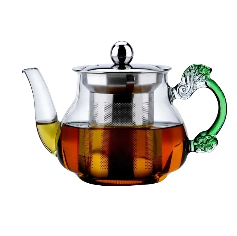 New bamboo type glass fiber reinforced plastic leaky teapot heat resistant glass dragon handle glass bubble teapot transparent g
New bamboo type glass fiber reinforced plastic leaky teapot heat resistant glass dragon handle glass bubble teapot transparent g