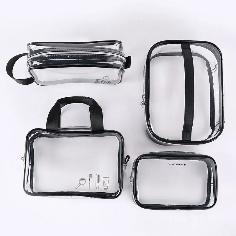 Customized Logo Portable Waterproof Transparent Cosmetic Bag Set TPU Clear Travel Toiletry Bag
Customized Logo Portable Waterproof Transparent Cosmetic Bag Set TPU Clear Travel Toiletry Bag