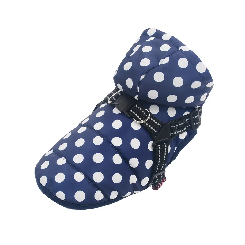 Hot Trend Fashion Dots Winter Warm Dog Coat Jackets Cat Puppy Coat Apparel Zipper Up Jacket Harness Dog, Pink, navy blue
Hot Trend Fashion Dots Winter Warm Dog Coat Jackets Cat Puppy Coat Apparel Zipper Up Jacket Harness Dog, Pink, navy blue