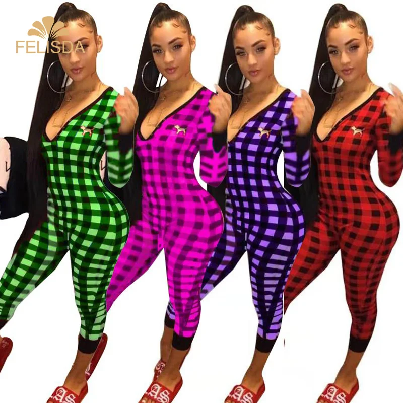 FELISDA Bodycon Women Jumpsuits And Rompers Elastic Jumpsuit 2020 Clothing Casual One Piece Bodysuit Sexy Jumpsuit de mujer
FELISDA Bodycon Women Jumpsuits And Rompers Elastic Jumpsuit 2020 Clothing Casual One Piece Bodysuit Sexy Jumpsuit de mujer