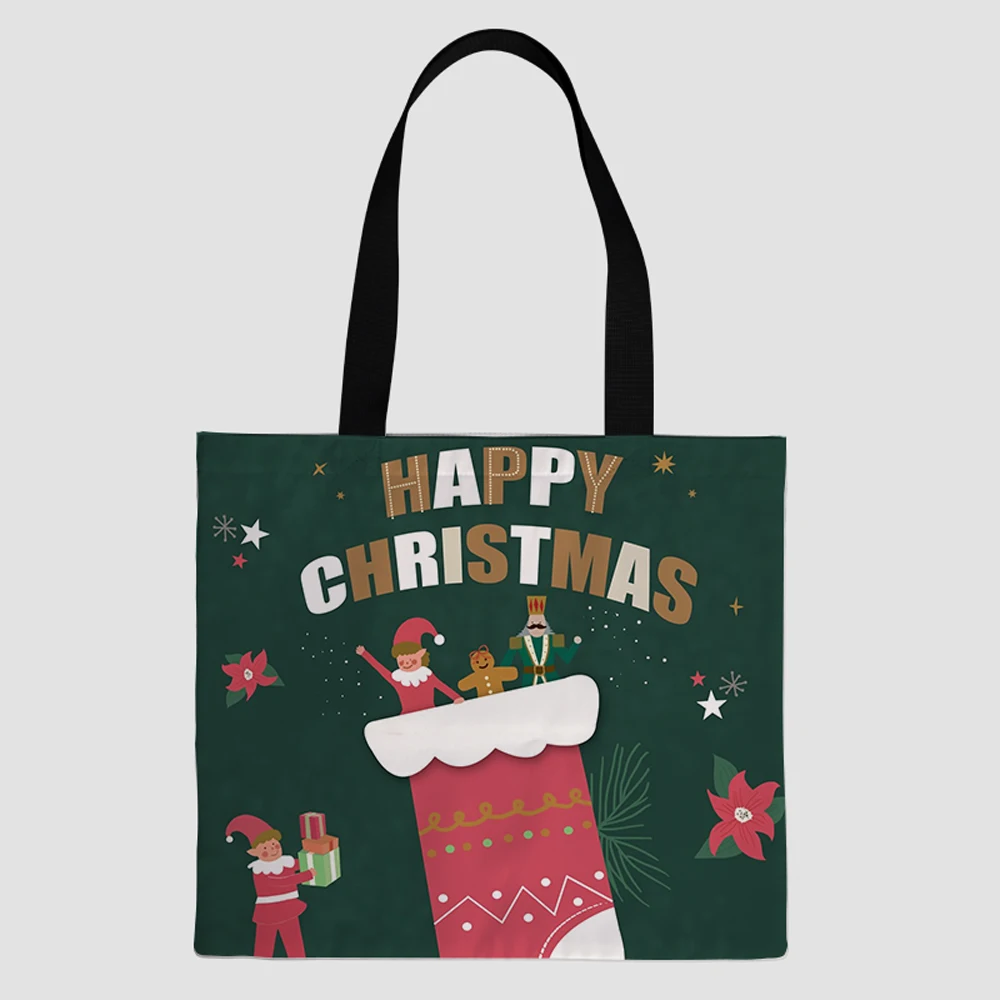 2021 custom canvas hand shopping bags Christmas style shoulder handbag purses and handbags brand fashion trends
2021 custom canvas hand shopping bags Christmas style shoulder handbag purses and handbags brand fashion trends