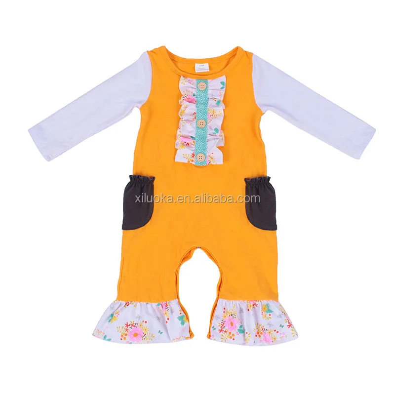 Fashion Toddler Boutique Clothing Long Sleeve Baby Girl Floral Romper With Pocket, Picture
Fashion Toddler Boutique Clothing Long Sleeve Baby Girl Floral Romper With Pocket, Picture