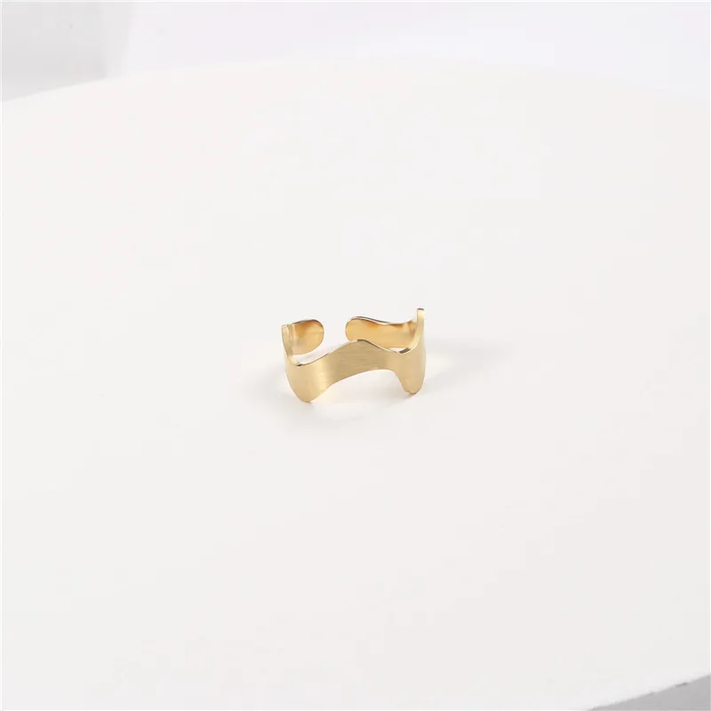Rings Stainless Steel Jewelry plating 18K gold Silk Pattern Opening Sonic Gift Party C
Rings Stainless Steel Jewelry plating 18K gold Silk Pattern Opening Sonic Gift Party C