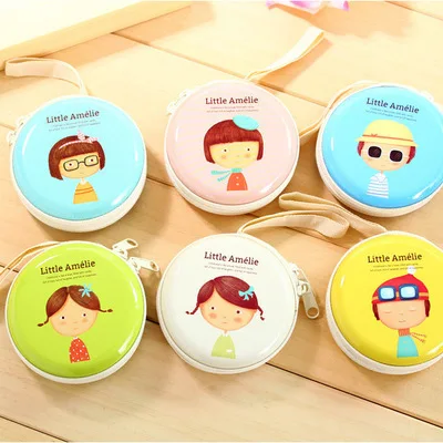 Tinplate Coin Purse Mini Round Zipper Wallet Children Cartoon Earphone Cable Key Storage Bag
Tinplate Coin Purse Mini Round Zipper Wallet Children Cartoon Earphone Cable Key Storage Bag