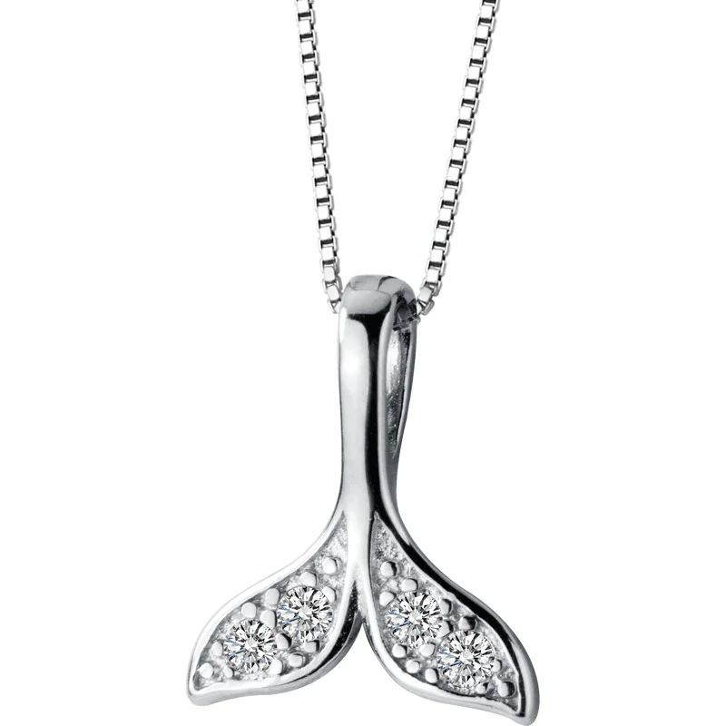 fashion s925 sterling silver zircon tail pendant necklace 925 silver jewelry, Gold/silver
fashion s925 sterling silver zircon tail pendant necklace 925 silver jewelry, Gold/silver