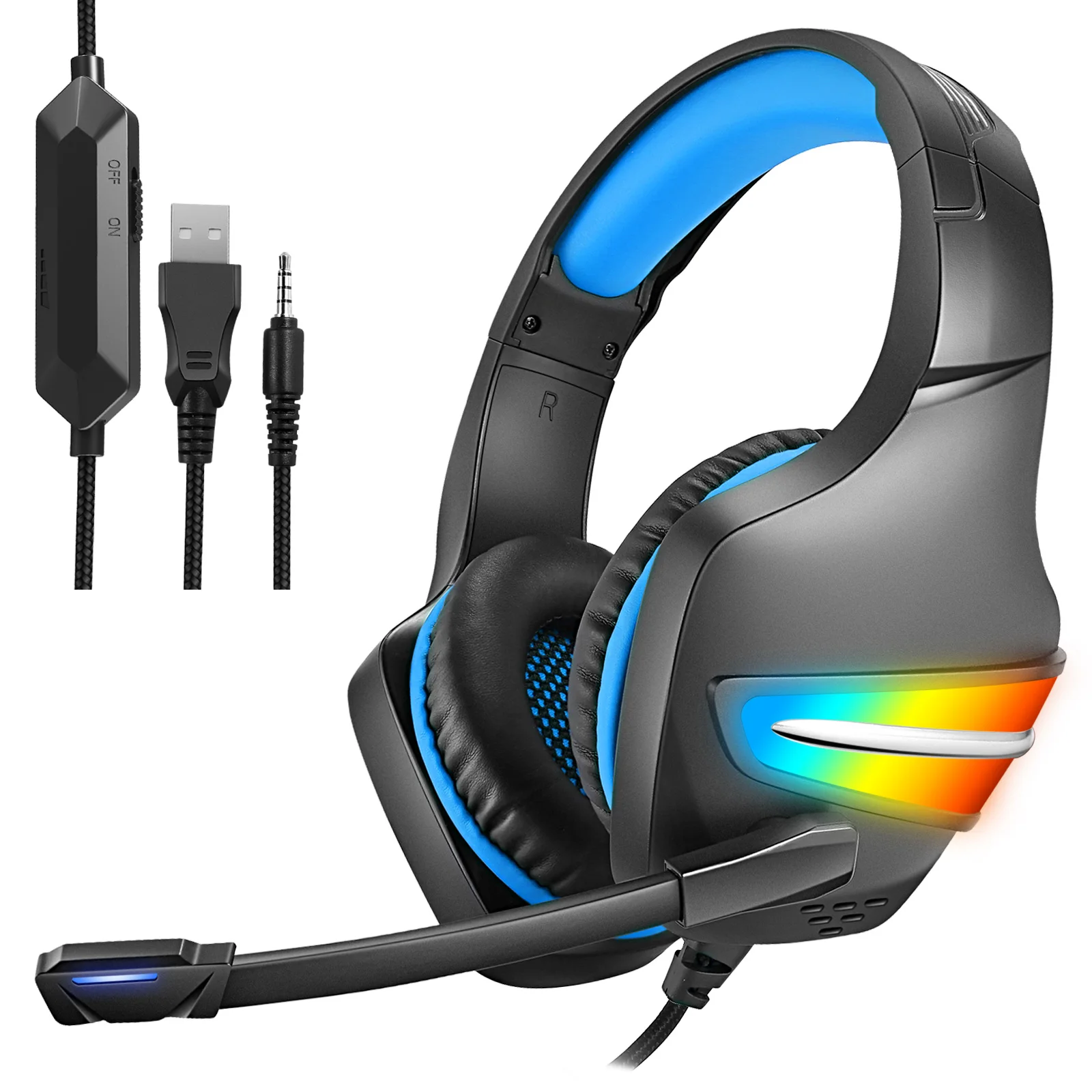 Custom J6 Stereo Bass Led Light Headband Earphone Game Earbuds 3.5mm pc gamer headphone 7.1 gaming headset for ps5 xbox switch
Custom J6 Stereo Bass Led Light Headband Earphone Game Earbuds 3.5mm pc gamer headphone 7.1 gaming headset for ps5 xbox switch