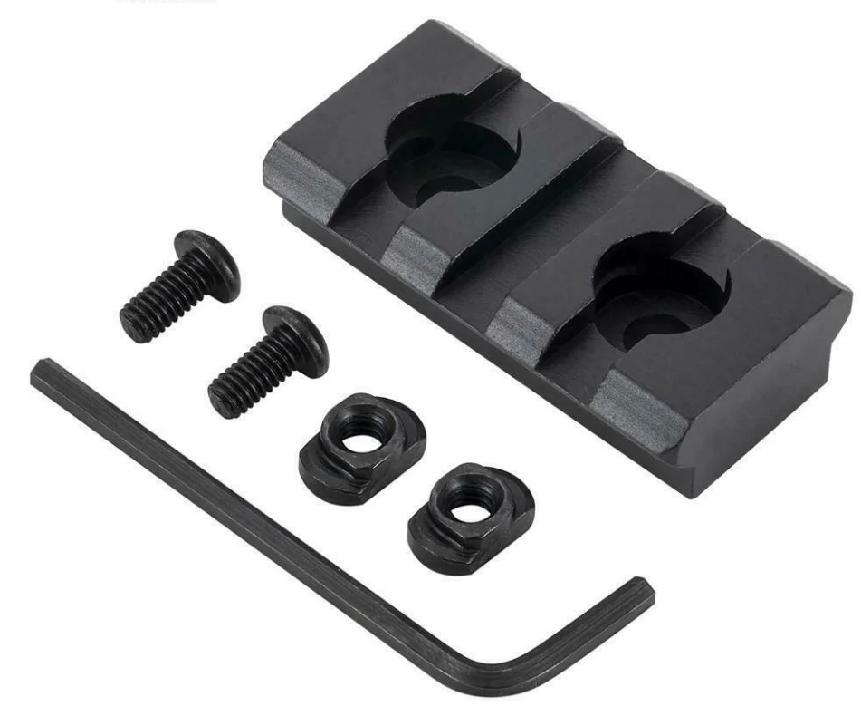 Hunting mounts 20mm rail 3 slots Mlok Rail m-lok railway base M Lok Handguard interface Adapter Aluminum alloy rail, Black
Hunting mounts 20mm rail 3 slots Mlok Rail m-lok railway base M Lok Handguard interface Adapter Aluminum alloy rail, Black
