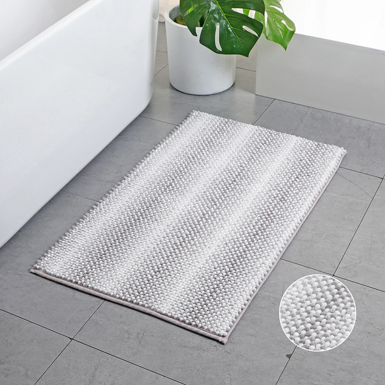 Ready fast delivery non-slip bathroom shower rugs absorbent chenille stripe bath mat set, As picture or custom
Ready fast delivery non-slip bathroom shower rugs absorbent chenille stripe bath mat set, As picture or custom