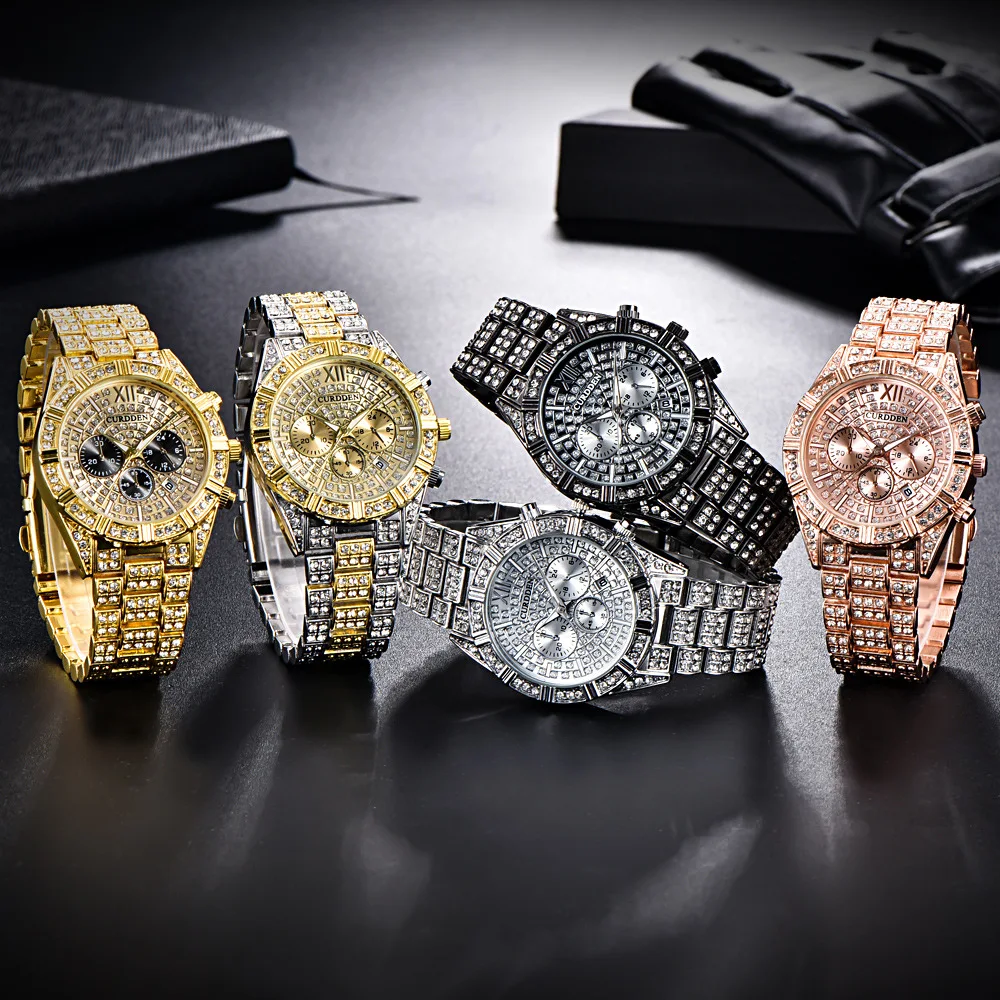 Luxury Multi Color Stainless Steel Full Crystal Rhinestone Diamond Analog Watch Full Diamond Round Circle Dial Quartz Watch For, Silver/gold/rose gold/black
Luxury Multi Color Stainless Steel Full Crystal Rhinestone Diamond Analog Watch Full Diamond Round Circle Dial Quartz Watch For, Silver/gold/rose gold/black