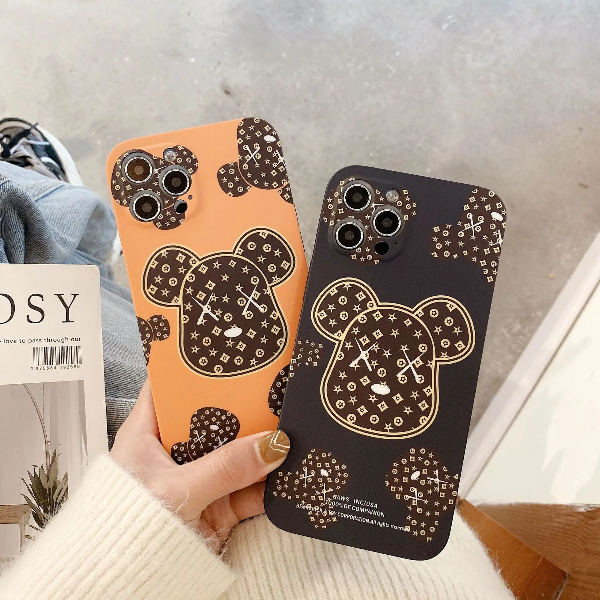 Cartoon Bear TPU Phone Case For iphone 11 12 Pro Max XS MAX X XR 7 8 Plus SE 2020 Frosted Lens Protection Back Cover
Cartoon Bear TPU Phone Case For iphone 11 12 Pro Max XS MAX X XR 7 8 Plus SE 2020 Frosted Lens Protection Back Cover