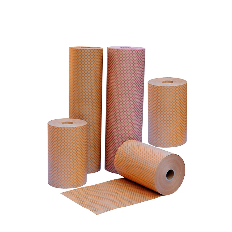 oil immersed transformer use flexible red color brown kraft paper roll