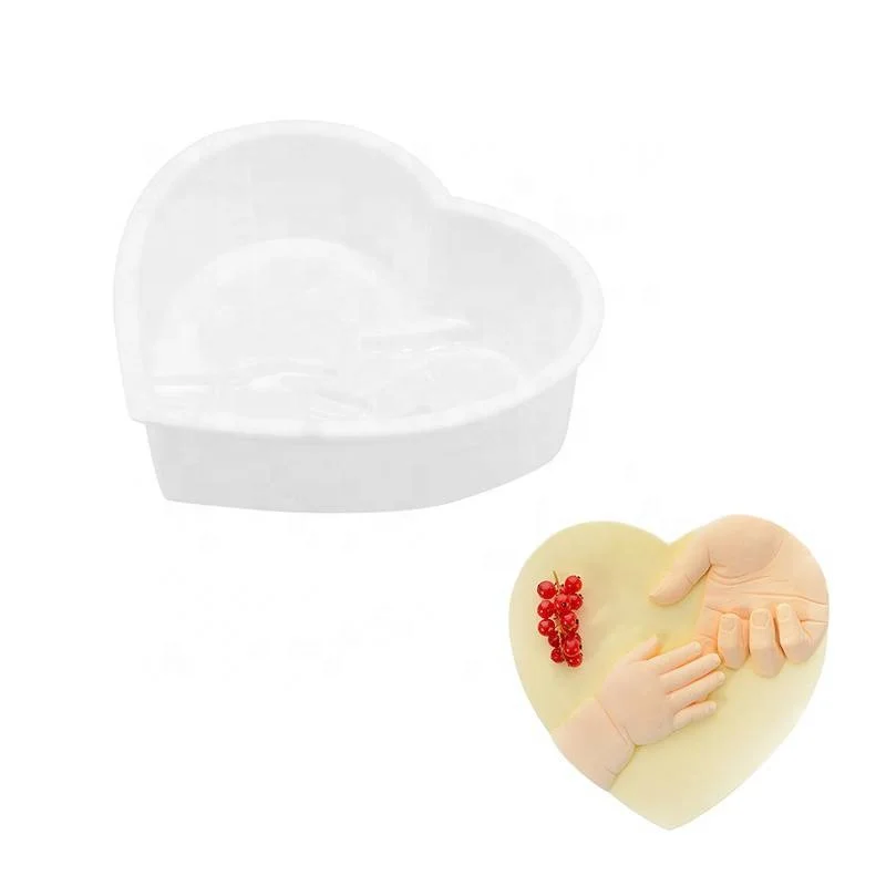 New Hand In Hand Silicone Mousse Mould Classic French Heart Shaped Mousse Cake Mould decoration, As shown
New Hand In Hand Silicone Mousse Mould Classic French Heart Shaped Mousse Cake Mould decoration, As shown