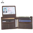 Free Sample Tiding Original Custom Logo Gents Durable Blank Premium Leather Wallet For Men