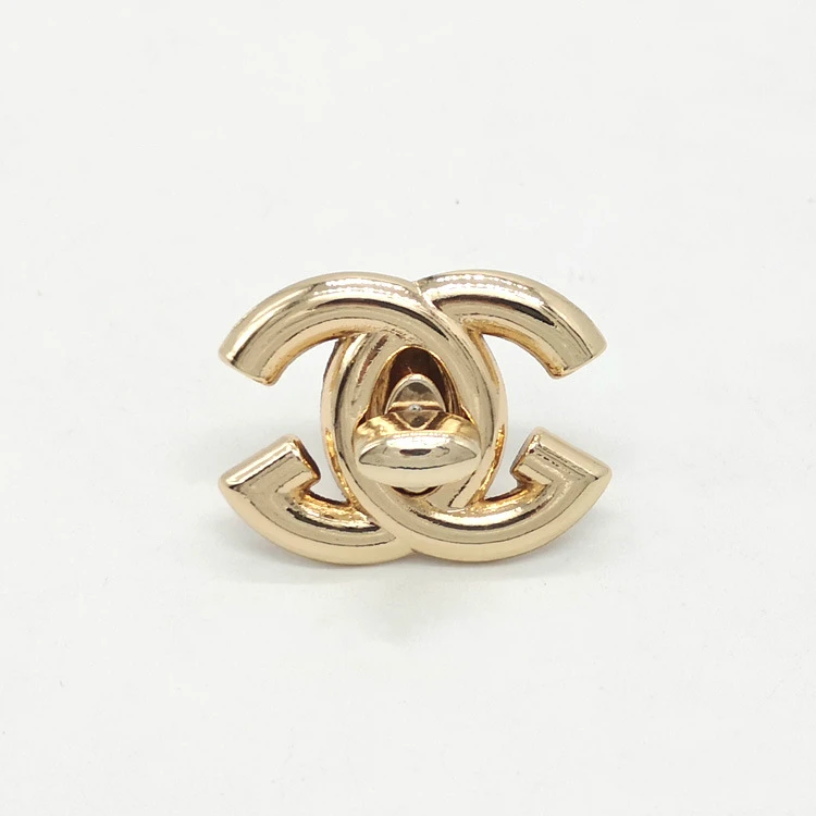 Metal sets hardware accessories decorative CC handbag twist lock, Customized;gold;silver;nickel;gun metal
Metal sets hardware accessories decorative CC handbag twist lock, Customized;gold;silver;nickel;gun metal