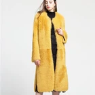 New Korean style Design Lamb Fleece Fur Coat Ladies Wool Winter Women fur Coat