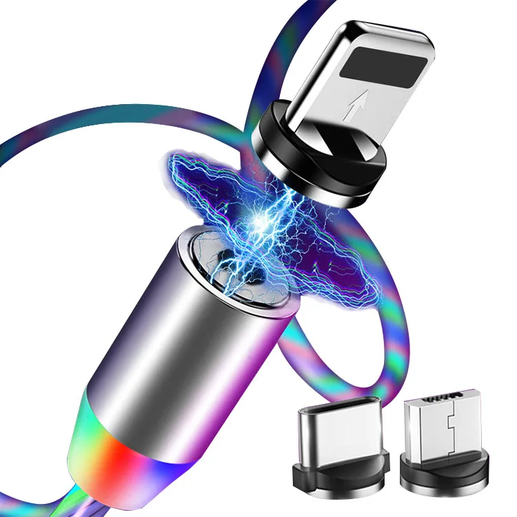 Magnetic 3 in 1 Fast charge USB Cable Streamer Phone Accessories Lightning Charging Cable Magnet USB Cable
Magnetic 3 in 1 Fast charge USB Cable Streamer Phone Accessories Lightning Charging Cable Magnet USB Cable