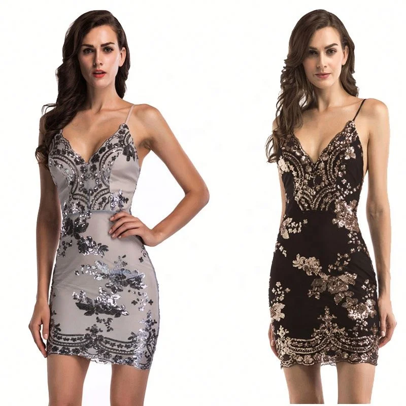Newest Design V-Neck Short Skirt Sequined Sexy & Club Summer Dress With Backless Sequins With Straps 2021, As picture or customized make
Newest Design V-Neck Short Skirt Sequined Sexy & Club Summer Dress With Backless Sequins With Straps 2021, As picture or customized make