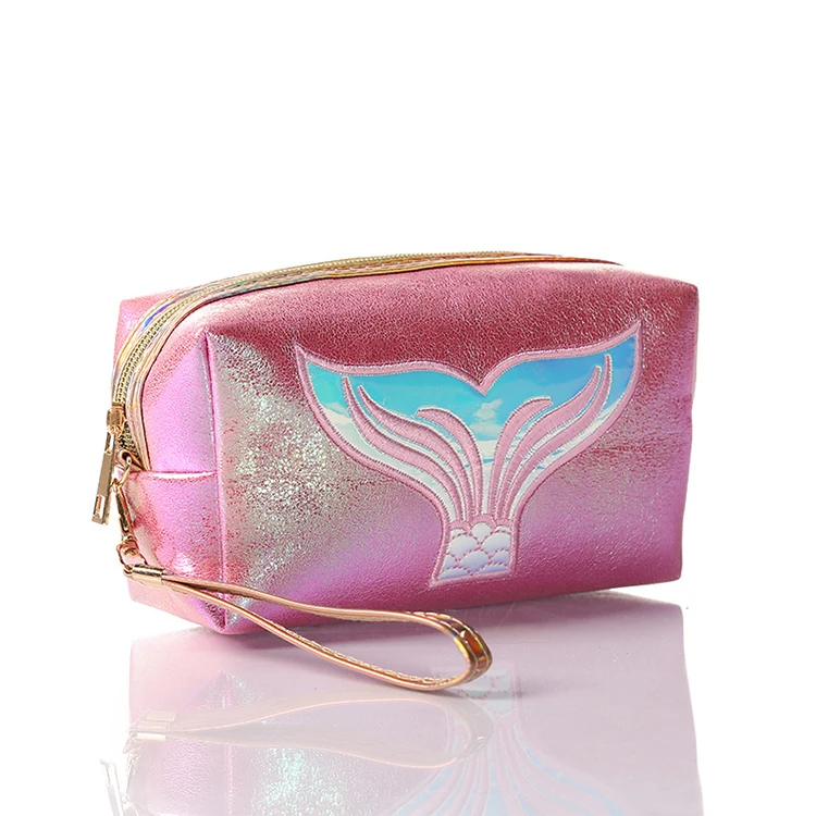 Portable Travel Holographic PU Leather Cartoon Fishtail Makeup Bag Rainbow Mermaid Beauty Cosmetic Bag Pouch, Pink,purple,white,blue
Portable Travel Holographic PU Leather Cartoon Fishtail Makeup Bag Rainbow Mermaid Beauty Cosmetic Bag Pouch, Pink,purple,white,blue