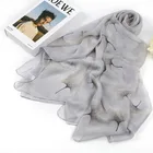 Digital custom printing LOW MOQ chiffon silk scarf shawl