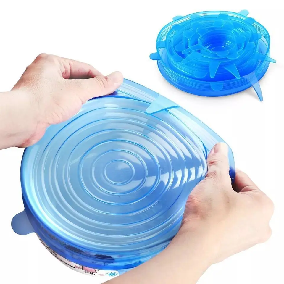 6PCS/Set Silicone Stretch Lids Universal Silicone Food Wrap Bowl Pot Lid Silicone Cover Pan Cooking Kitchen Accessories T1031-1, Picture
6PCS/Set Silicone Stretch Lids Universal Silicone Food Wrap Bowl Pot Lid Silicone Cover Pan Cooking Kitchen Accessories T1031-1, Picture