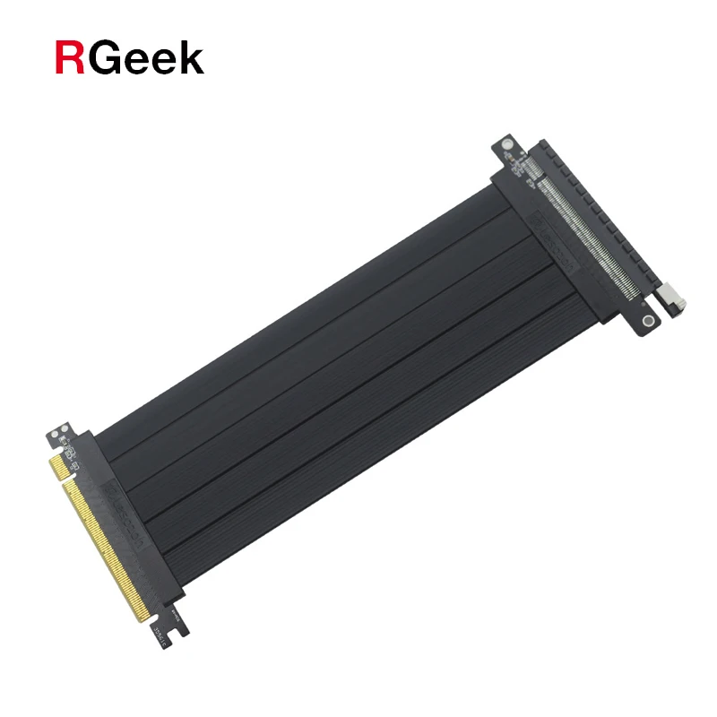 RGEEK 15cm PCI-E x16 3.0 Flexible Riser Cable Card Extension Port Adapter High Speed Riser Card, Black 
RGEEK 15cm PCI-E x16 3.0 Flexible Riser Cable Card Extension Port Adapter High Speed Riser Card, Black