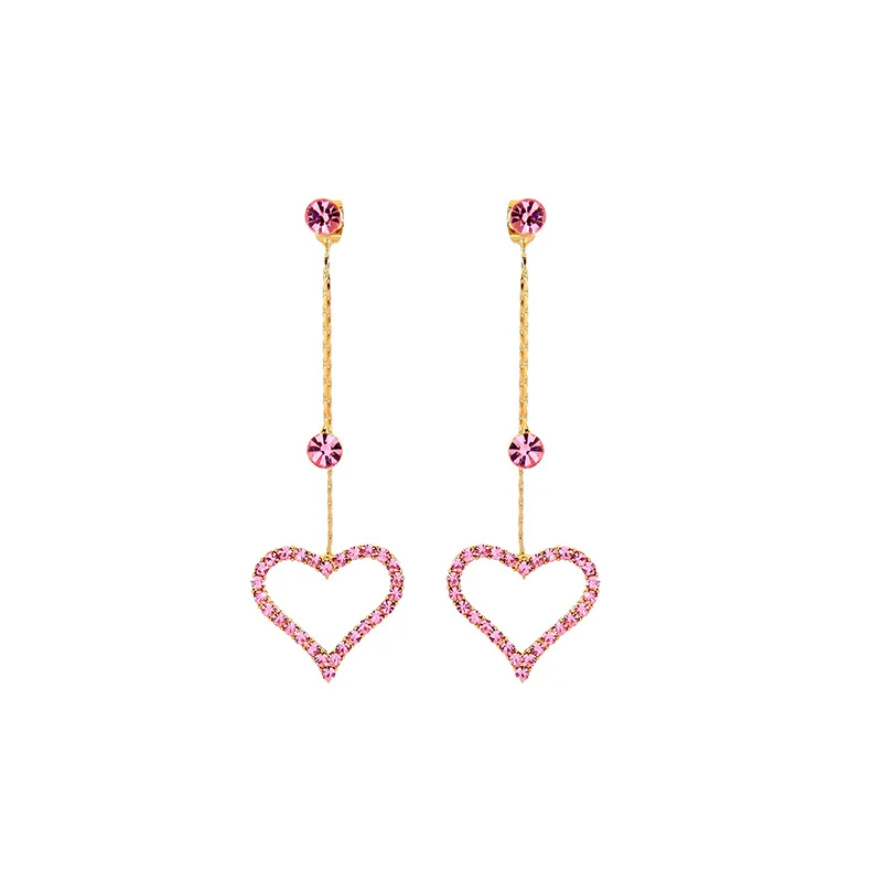 9004 925 Silver Pin Cute Colorful Diamond Heart Pendant Kids Earrings Girls Women 2021, As pictures
9004 925 Silver Pin Cute Colorful Diamond Heart Pendant Kids Earrings Girls Women 2021, As pictures