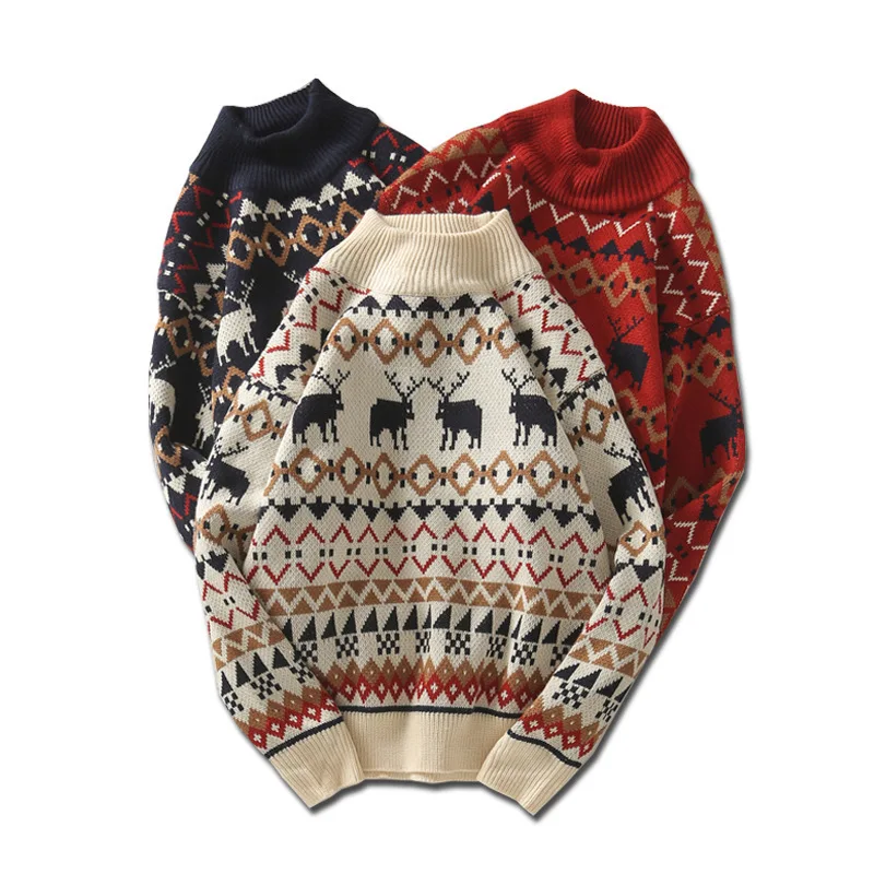 HG Customized Men Dolphin Pattern Long Sleeves Sweater Large Size Crew Neck Knitted Sweater
HG Customized Men Dolphin Pattern Long Sleeves Sweater Large Size Crew Neck Knitted Sweater