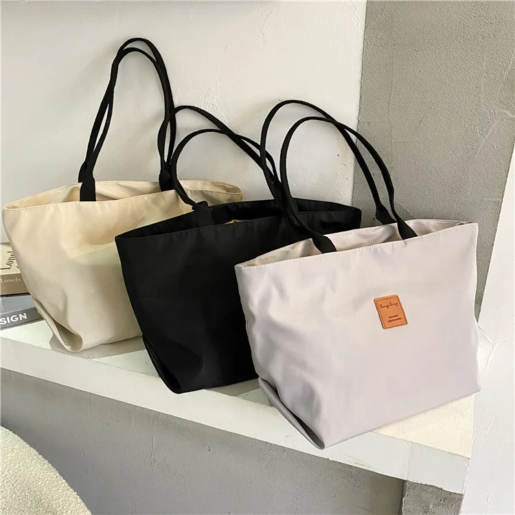 Female Korean Version Japanese Oxford Shoulder Bag Large capacity College Students Trend Duffle Grocery Hand Tote Bag For Women, Black, white, grey
Female Korean Version Japanese Oxford Shoulder Bag Large capacity College Students Trend Duffle Grocery Hand Tote Bag For Women, Black, white, grey