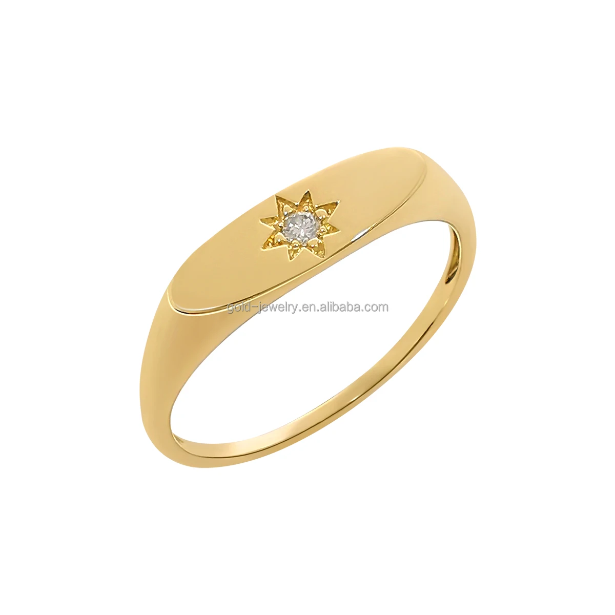 14k Real Yellow Gold Diamond Finger Ring Women's Jewelry Good Quality Rings Chinese Factory Wholesale
14k Real Yellow Gold Diamond Finger Ring Women's Jewelry Good Quality Rings Chinese Factory Wholesale