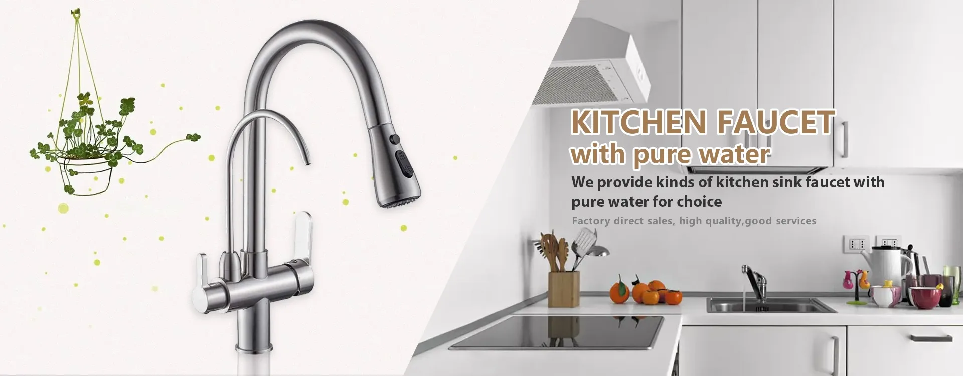 kitchen faucet tap with pure water