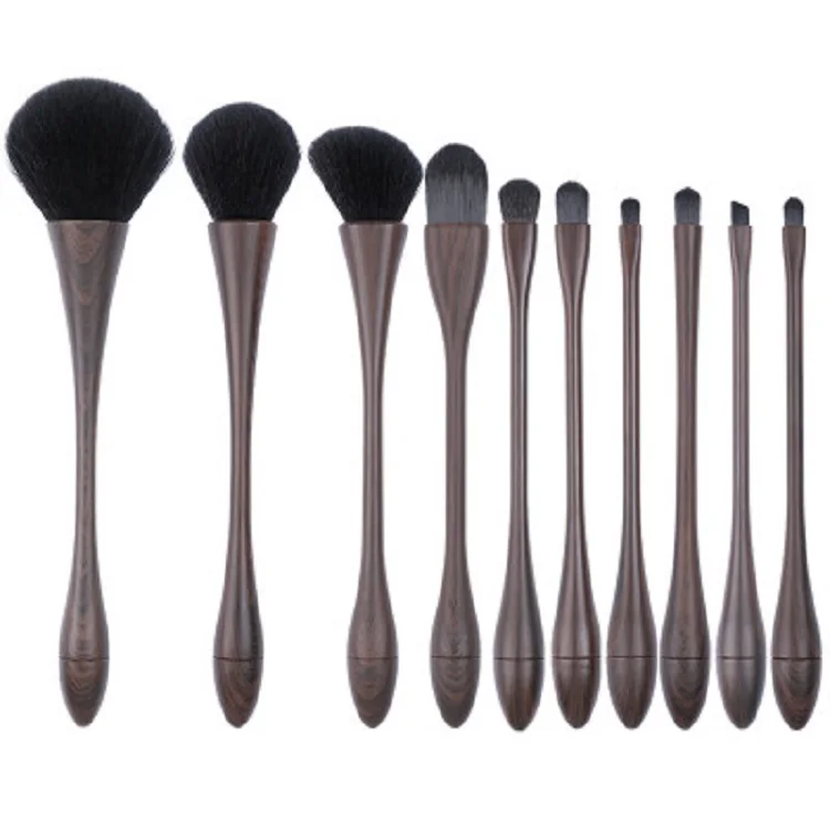 10pc coffee makeup brush set wooden handle brush makeup with bag easy cleaning private label make up brushes custom logo
10pc coffee makeup brush set wooden handle brush makeup with bag easy cleaning private label make up brushes custom logo