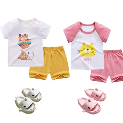 Children Clothing Set Kids Boys Summer Sports Casual Short Sleeve Clothing Sets Solid Color Girls T-shirt Set 2PCS Custom Logo, Picture
Children Clothing Set Kids Boys Summer Sports Casual Short Sleeve Clothing Sets Solid Color Girls T-shirt Set 2PCS Custom Logo, Picture