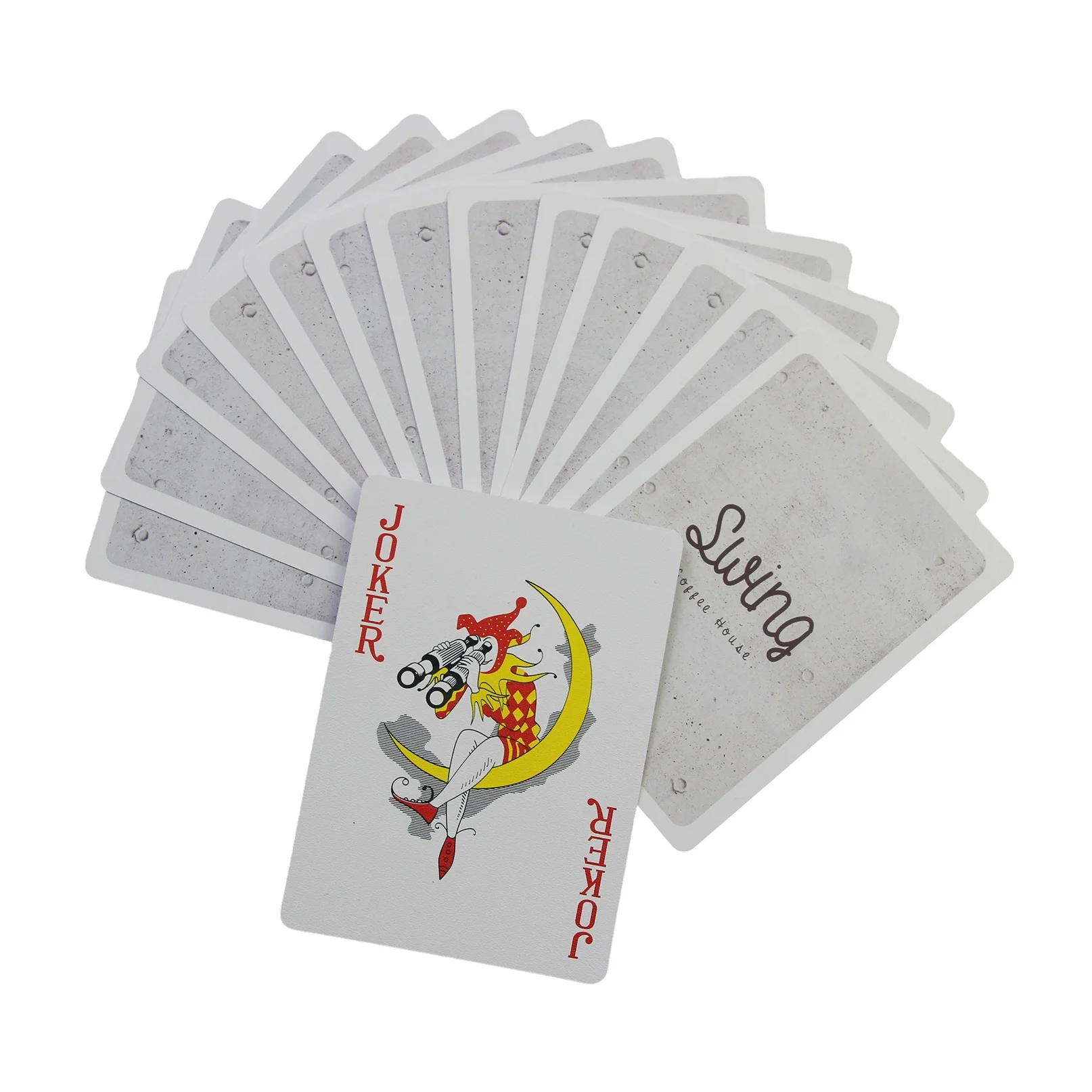 OEM personal fashion design custom printed poker playing cards, Cmyk 4c printing and oem
OEM personal fashion design custom printed poker playing cards, Cmyk 4c printing and oem