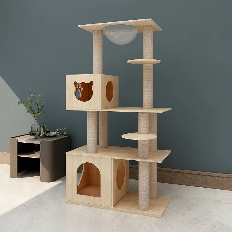 Pet Products 2021 H-01 Pet Accessories gatos Modern Large cat Climbing Framee Solid Wood Cat Condo House Tower Cat Tree, Yellow
Pet Products 2021 H-01 Pet Accessories gatos Modern Large cat Climbing Framee Solid Wood Cat Condo House Tower Cat Tree, Yellow