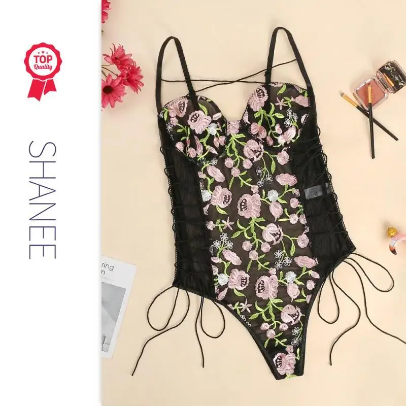 SHANEE Hot Sale Lingerie Sexy Eyelash Lace Embroidery Tie Waist Bodysuit SL2104010-SLT
SHANEE Hot Sale Lingerie Sexy Eyelash Lace Embroidery Tie Waist Bodysuit SL2104010-SLT