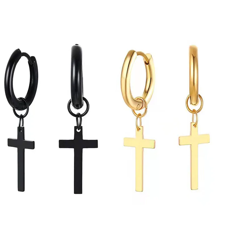 Crucifix Custom Drop ear cuff earring fashion women silver gold plated The Cross stainless steel hoop earrings
Crucifix Custom Drop ear cuff earring fashion women silver gold plated The Cross stainless steel hoop earrings